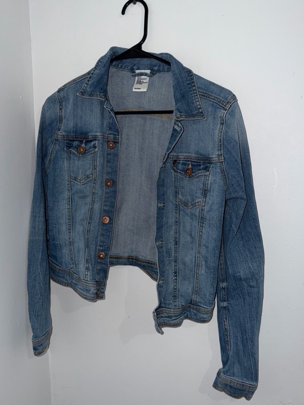 H&M Faded Blue Denim Jacket - Women